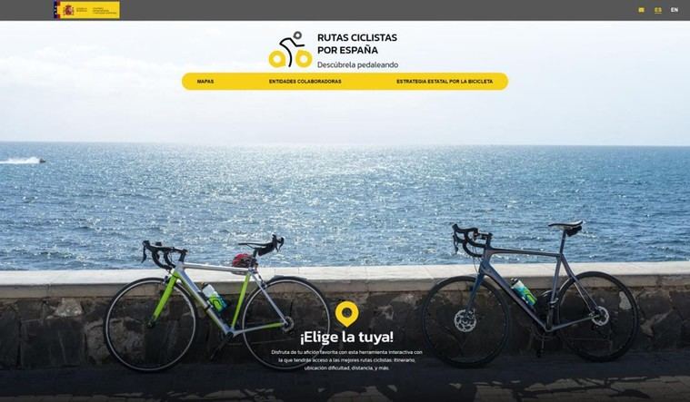Nueva web ofrece más de 11.500 km de rutas ciclistas en España para promover el cicloturismo