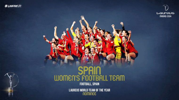 La Selección española de fútbol femenino nominada a 'Mejor Equipo del Año 2023'