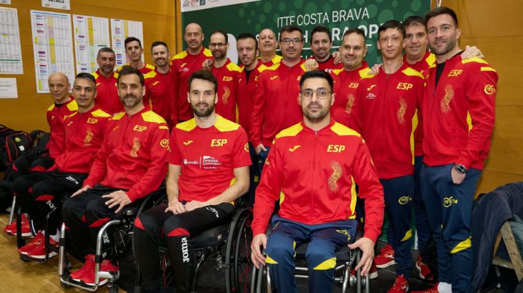 Cinco clasificados en tenis de mesa elevan a 71 las plazas de España en los Juegos Paralímpicos de París