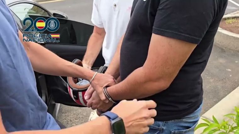 La Policía Nacional detiene a un fugitivo belga reclamado por agredir sexualmente a una menor