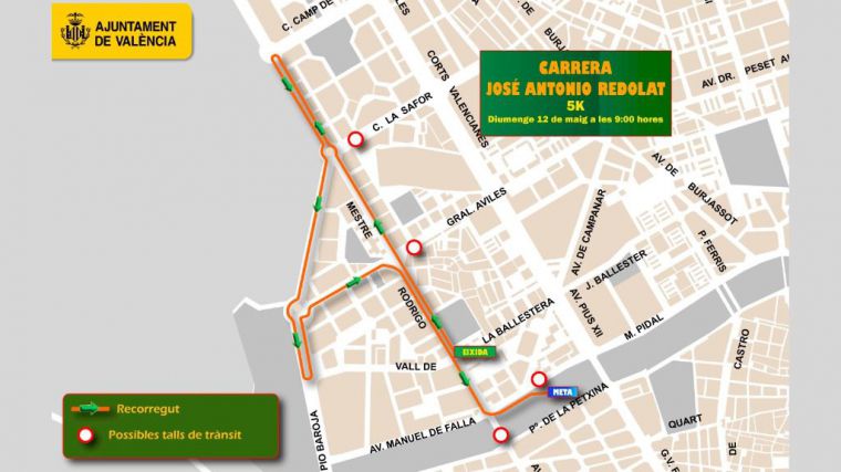 Valencia acoge este domingo la IX Carrera José Antonio Redolat