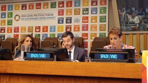 Pablo Bustinduy presenta en la ONU los retos de la Agenda 2030