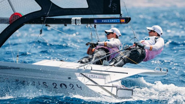 Diego Botín y Florian Trittel, campeones olímpicos en 49er