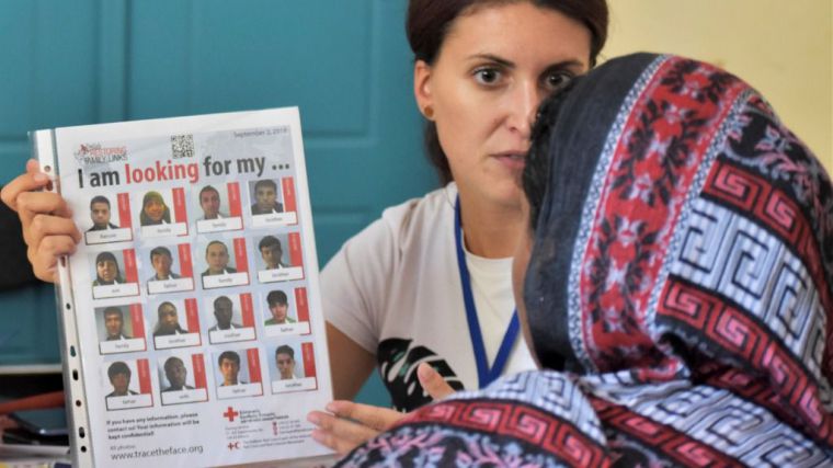 Cruz Roja constata un aumento de más del 18% en sus registros de personas desaparecidas