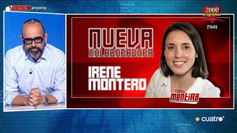 Irene Montero y su sonado salto a la televisión