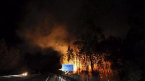 El fútbol protesta contra los incendios provocados en la Península Ibérica