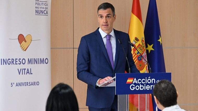 Sánchez celebra el quinto aniversario del ingreso mínimo vital y su impacto en la pobreza en España