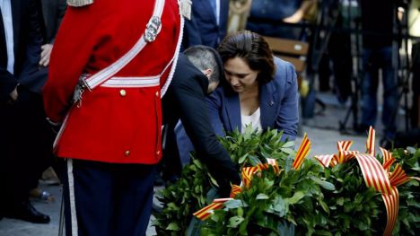 Ada Colau y Pablo Iglesias protagonistas de la Diada