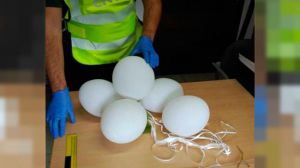 Localizan un artefacto pirotécnico formado por globos y una bengalas en una zona de los incendios en Galicia
