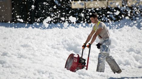 Preparadas para hacer frente a las nevadas en Asturias, Castilla y León, Extremadura, Galicia y Madrid 716 máquinas quitanieves y 130.278 toneladas de fundentes