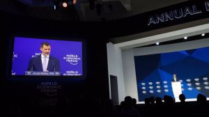 Felipe VI aboga por una UE fuerte en Davos