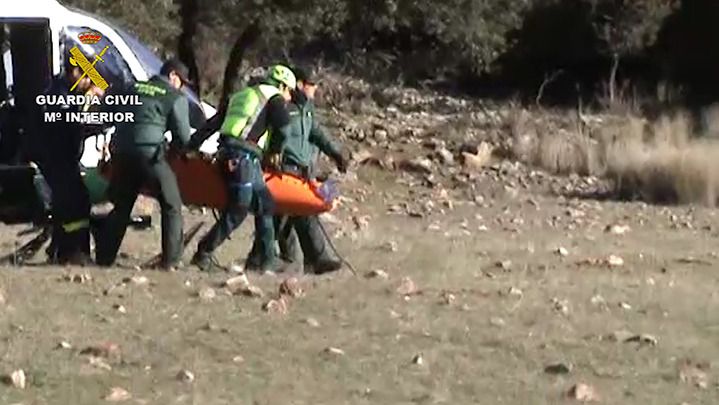 La Guardia Civil rescata a una persona en el paraje del Estrecho de las Hoces del río Guadiana