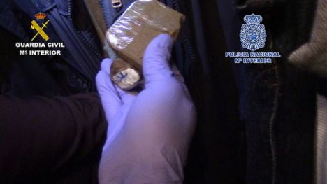 Intervenidas en Cádiz cerca de tres toneladas de hachís a una organización de narcotraficantes