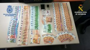 Detenidas tres personas en Alicante y Barcelona que introducían en nuestro país billetes falsos procedentes de Italia
