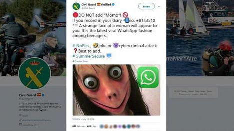 Consecuencias del Momo Challenge: un padre denuncia a Youtube, WhatsApp y al Estado