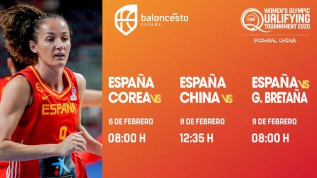 España ya conoce los horarios del Preolímpico de China