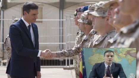 Sánchez agradece a las Fuerzas Armadas que España haya vivido “el período de paz más prolongado de su historia”