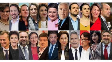 Estos son los 22 ministros del Gobierno de Pedro Sánchez