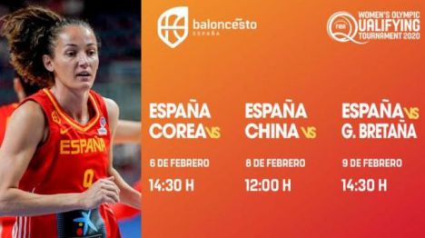 Confirmados los horarios de los partidos de España en el Preolímpico de Belgrado