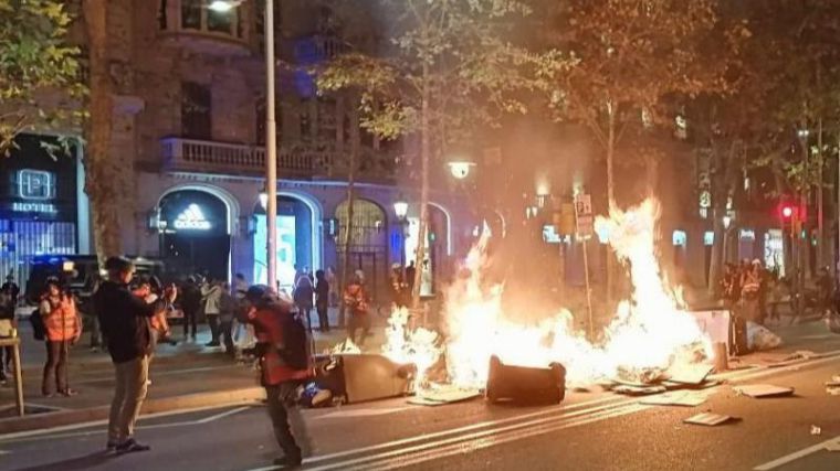 La violencia nacionalista en Cataluña se multiplicó por cinco en la última parte de 2019