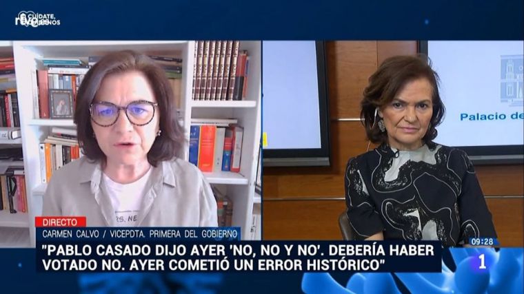 Calvo carga contra el PP por 'ponerse de perfil' y avanza que necesitaremos más prórrogas del estado de alarma