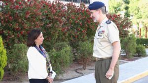 El Rey junto a Margarita Robles felicitan a las Fuerzas Armadas en su día