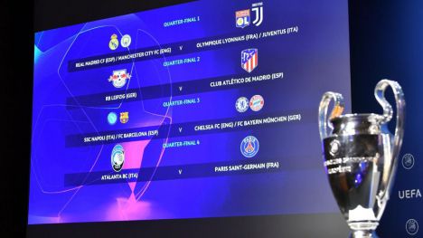 Sorteados los cuartos de final y las semifinales de la Champions League