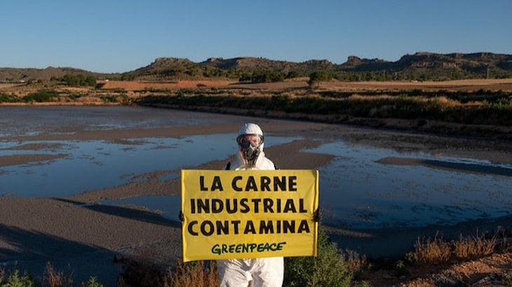 Greenpeace denuncia el incremento drástico de las emisiones del sector ganadero en España