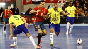 Fútbol sala: España-Brasil
