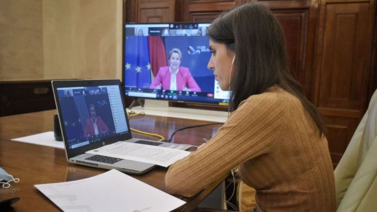 Irene Montero celebra el servicio de asistencia a víctimas de violencia de género en Europa