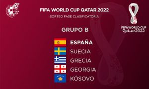 Suecia, Grecia, Georgia y Kosovo serán los rivales de España en la fase de clasificación al Mundial de Catar 2022