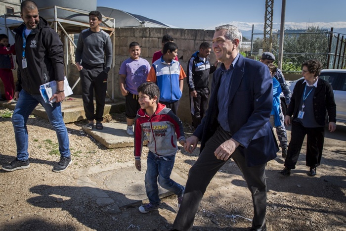 El Alto Comisionado para los Refugiados pide continuar apoyando al Líbano