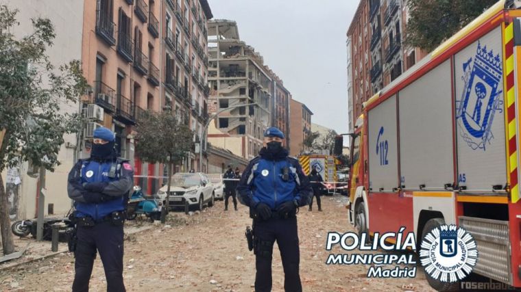 Enorme explosión en el centro de Madrid se cobra al menos dos vidas