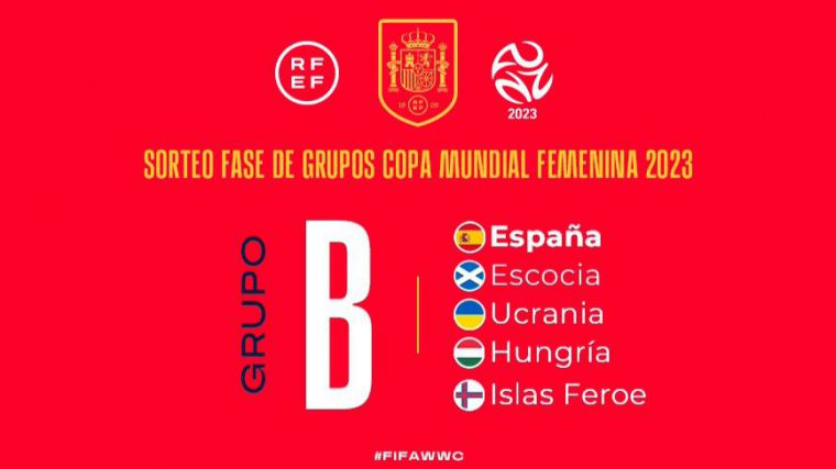 Escocia, Ucrania, Hungría e Islas Feroe serán los rivales de España en la fase de clasificación para el Mundial Femenino