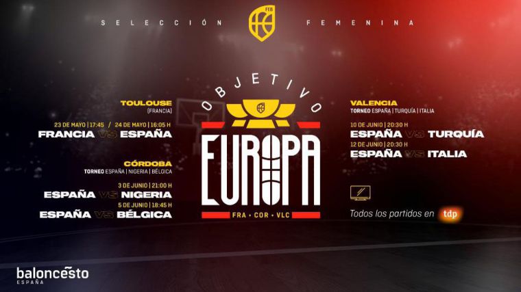Selección Femenina: Seis partidos de preparación rumbo al Eurobasket 2021