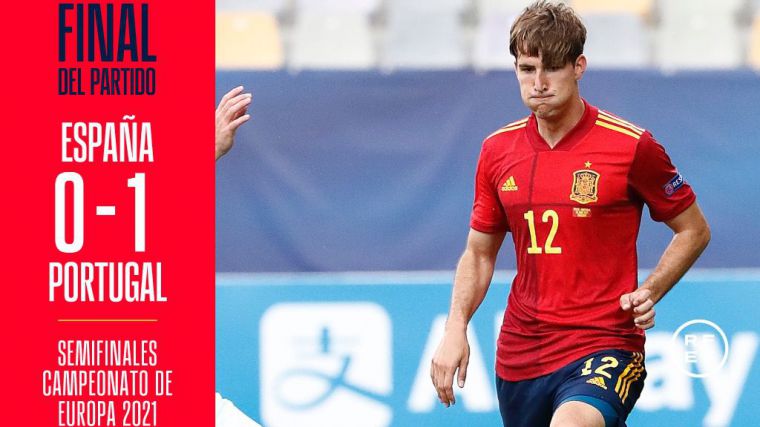 España cae con honores ante Portugal (0-1)