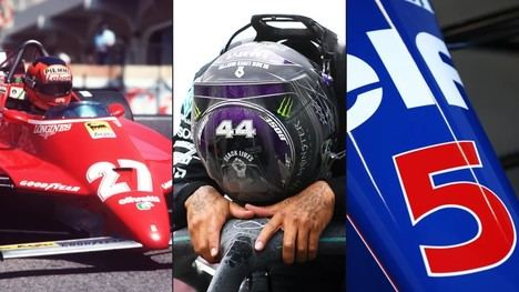 Números icónicos de pilotos en la F1 y sus historias