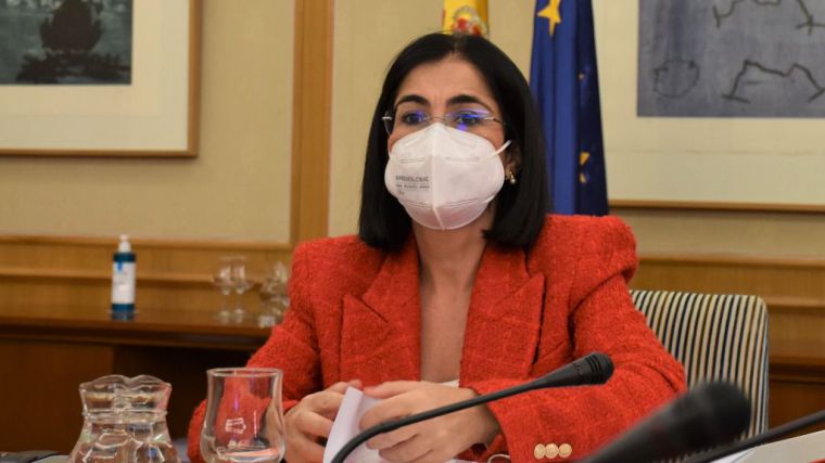 La ministra de Sanidad, Carolina Darias