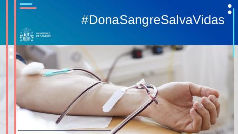 El Ministerio de Sanidad hace un llamamiento a la población para que acuda a donar sangre