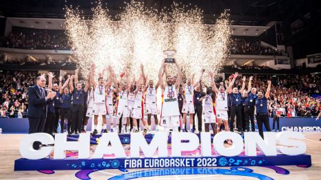 La selección masculina de baloncesto, campeona de Europa