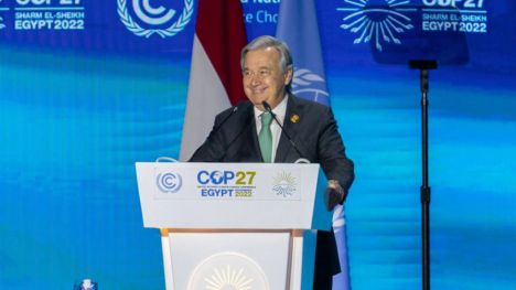 Antonio Guterres en la COP27: 'O cooperamos o perecemos'