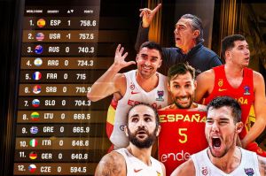 La Selección Masculina de baloncesto brilla en el nº 1 del ranking mundial