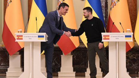 Sánchez viaja a Kyiv en el primer aniversario de la invasión rusa