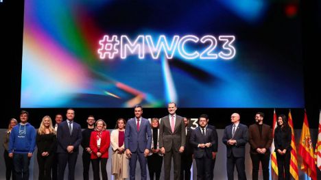 Pedro Sánchez acude a la inauguración del MWC en Barcelona