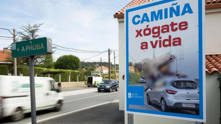 El Ayuntamiento de Oleiros no podrá hacer campañas similares a la que simula un atropello a una conselleira