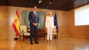 Pedro Sánchez inicia los contactos para la formación de gobierno reuniéndose con Yolanda Díaz