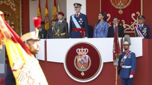 La princesa de Asturias se convierte en centro de todas las miradas en el desfile de la Fiesta Nacional