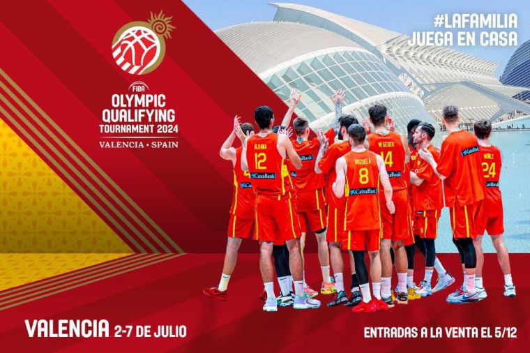 Valencia acogerá el Preolímpico Masculino de baloncesto