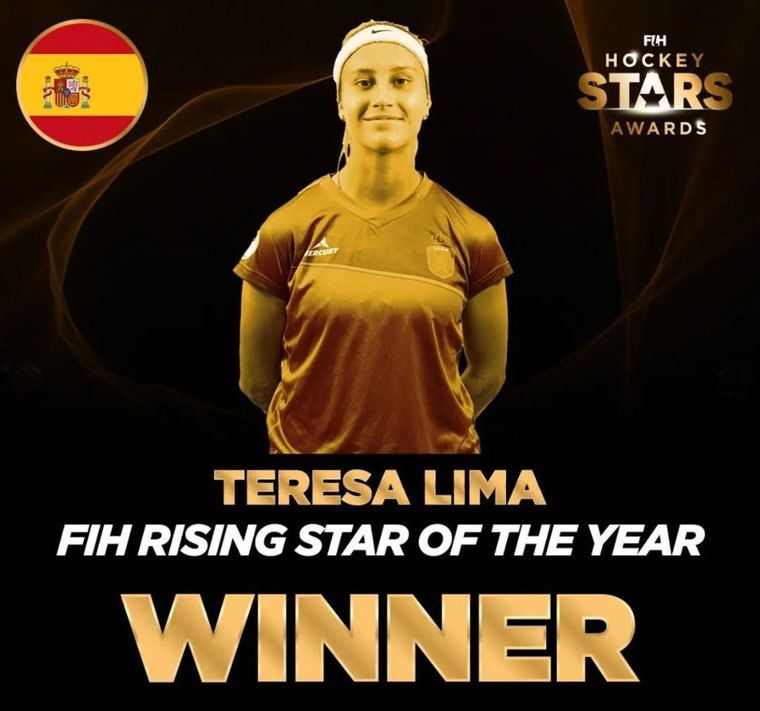 Teresa Lima, mejor jugadora promesa del mundo para la Federación Internacional de Hockey