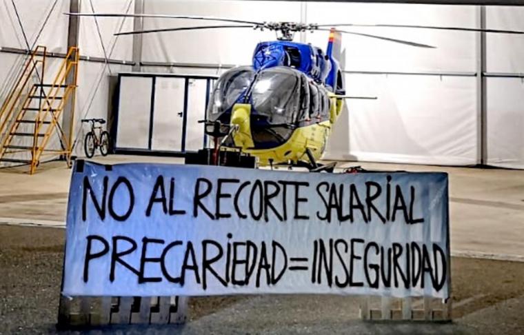 Helicópteros y aviones de emergencias: ¿huelga en el aire?